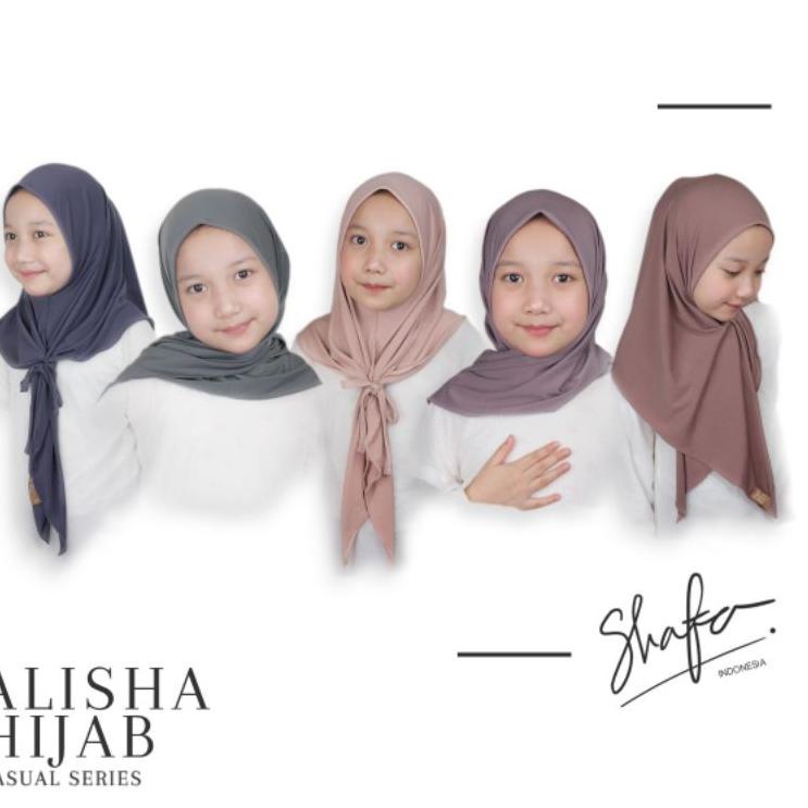 Trendy 바 Alisha Hijab Casual Series - Hijab Instan Anak 1-7 Tahun