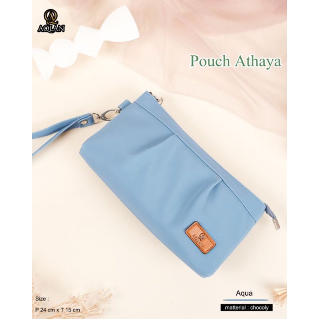 POUCH ATHAYA DOMPET HP BY AQLAN BAHAN CHOCOLY ANTI AIR WATERPROOF PREMIUM