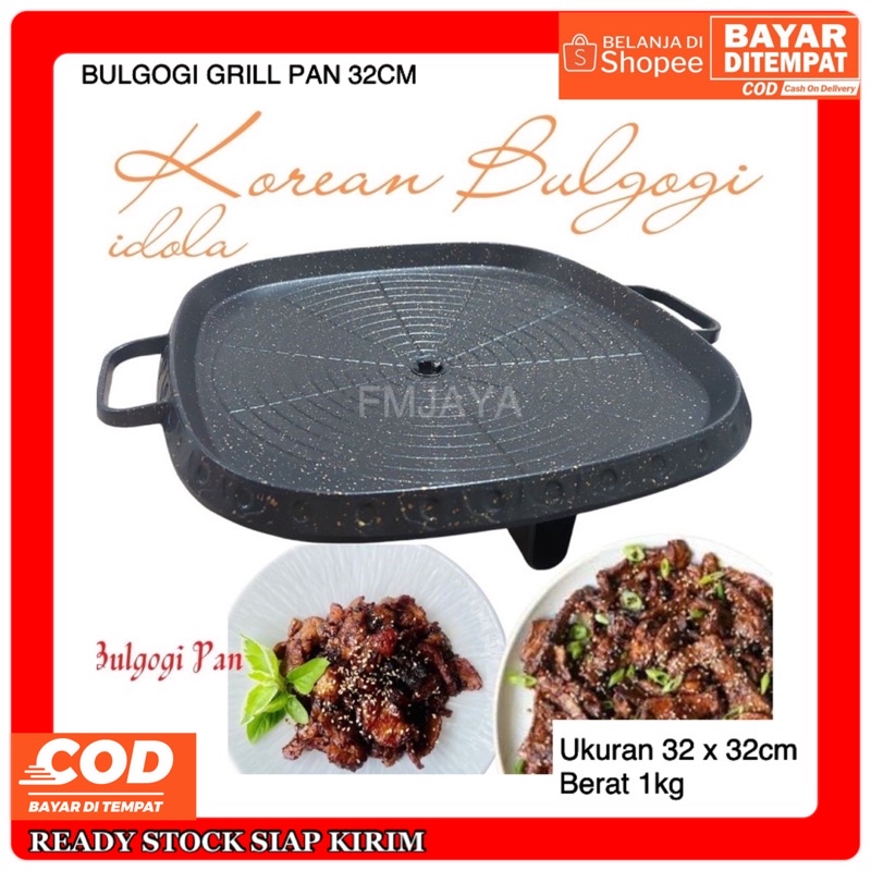 Jual Bulgogi Grill Pan Cm Idola Korean Bulgogi Alat Pemanggang Bbq Alat Grill Alat