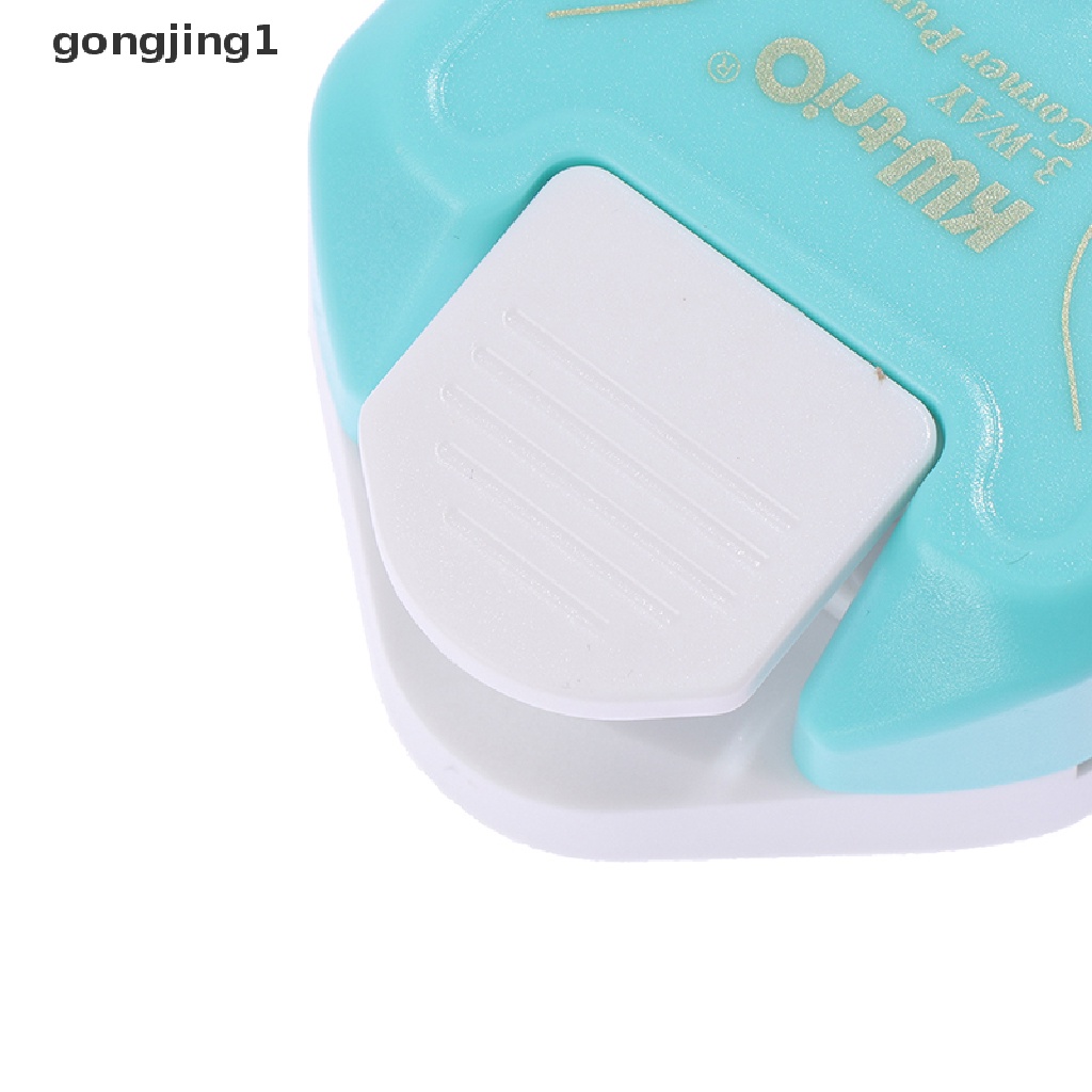 Ggg 3in1 Corner Rounder Punch Pemotong Sudut 3arah Untuk Paper Craft Laminasi DIY ID