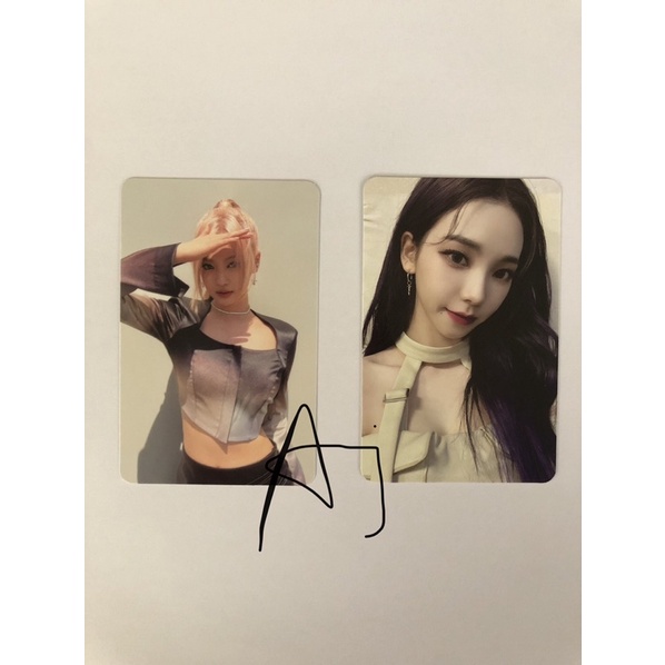 Karina Ningning aespa SGS girls bene photocard
