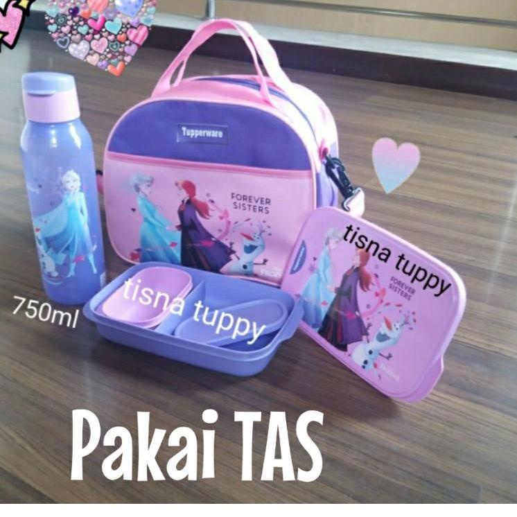 Hemat Terkini frozen lunch set tupperware (ready)