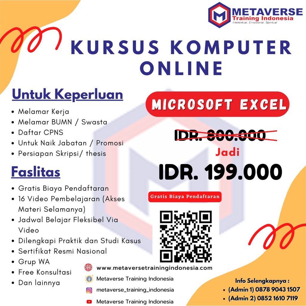 Kursus Microsoft Excel Online Bersertifikat