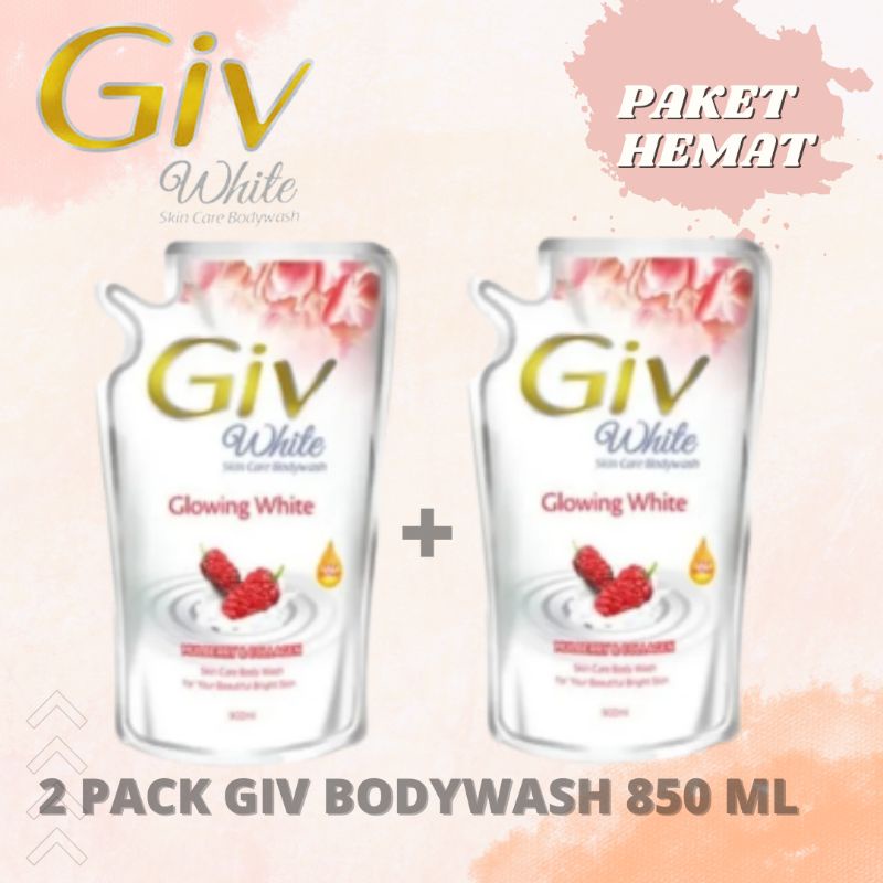 Paket Hemat Giv Sabun Cair BodyWash 2 Pack 850 ml