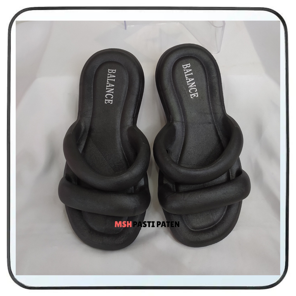 sandal strap tali dua wanita produk impor merk balance 2025 size 36-41