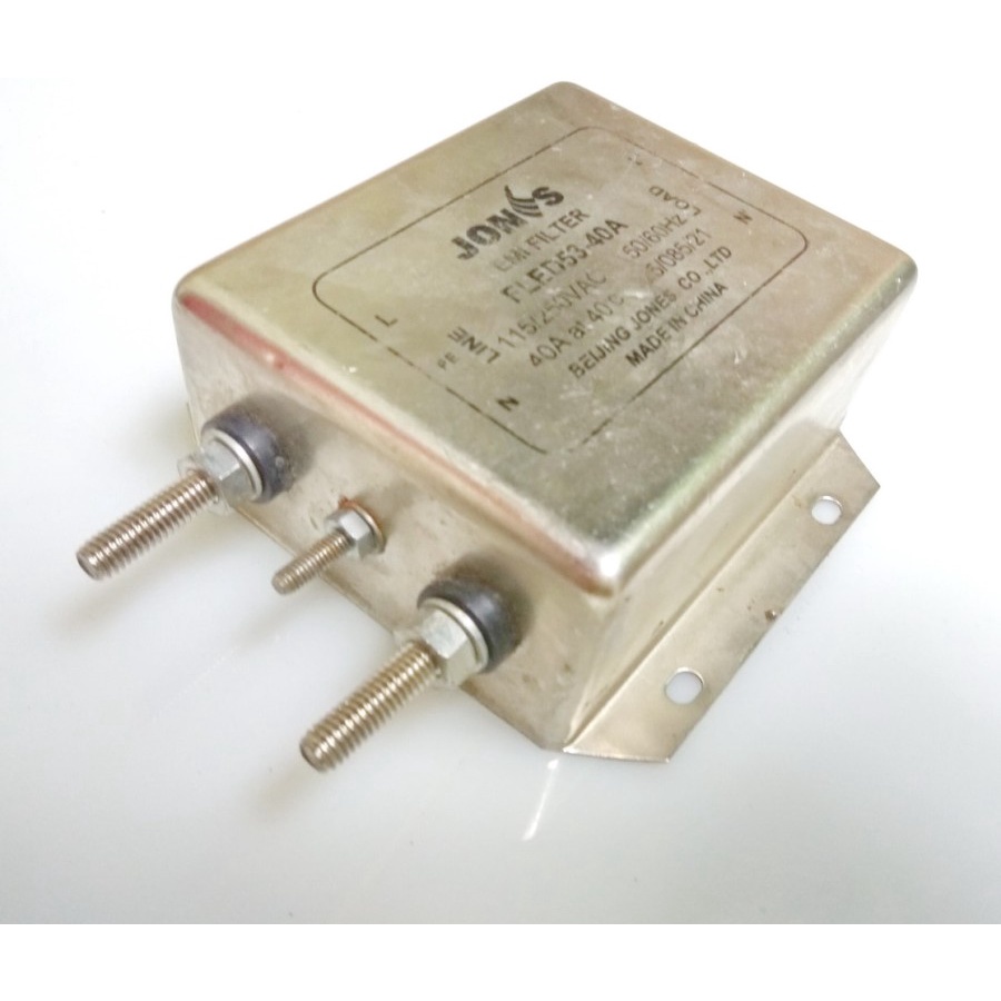 Emi Filter 40a 250vac / 40a 115/25vac 50/60Hz FLED53-40