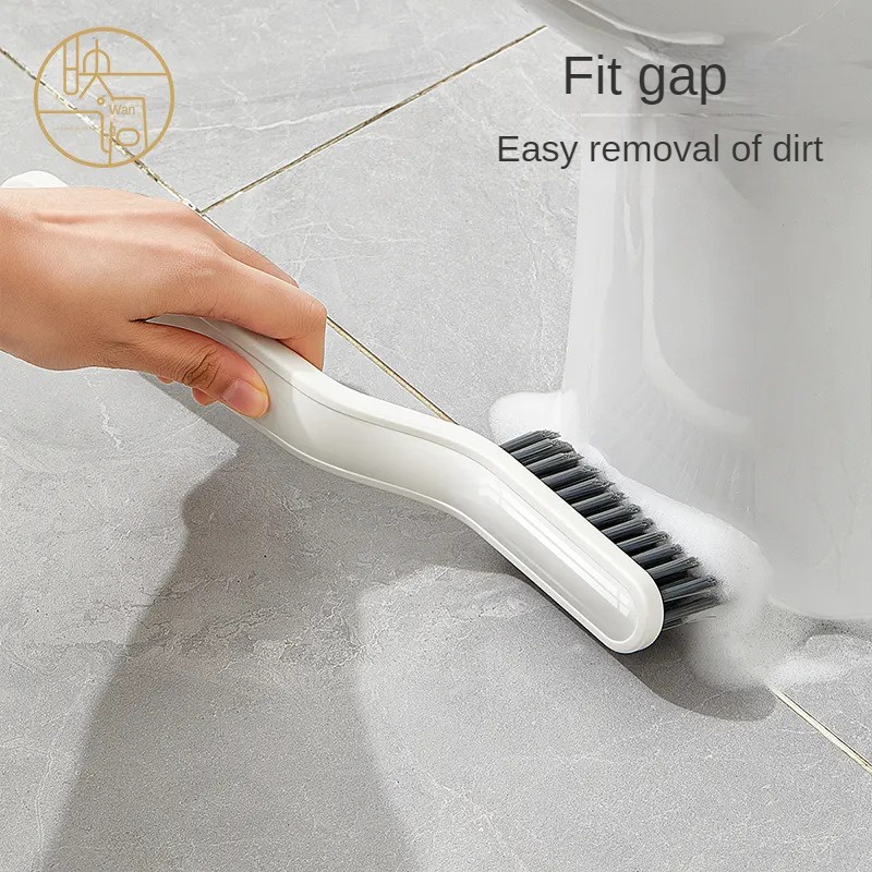 Sikat Kamar Mandi Toilet Multifungsi Dengan Capit Cleaning Brush 2in1