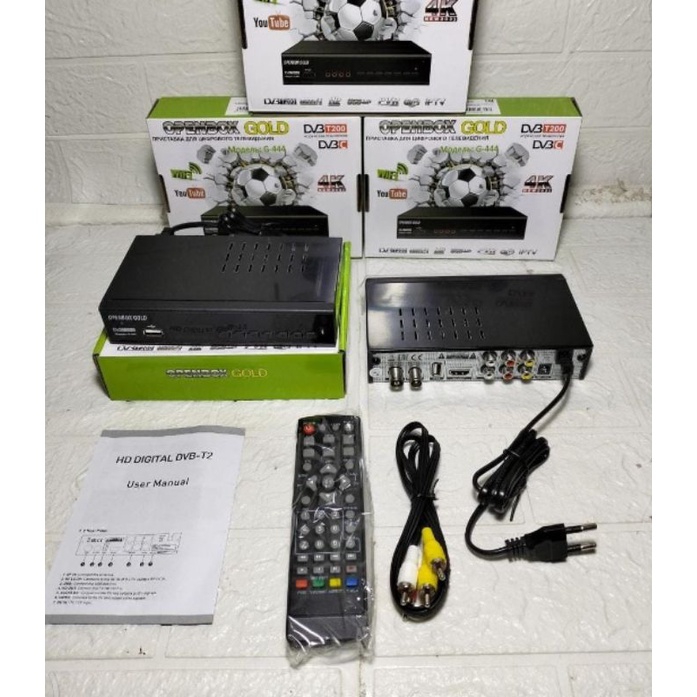 STB OPENBOX GOLD SET TOP BOX DVB T200 4K TV DIGITAL/STB OPENBOX GOLD TV DIGITAL