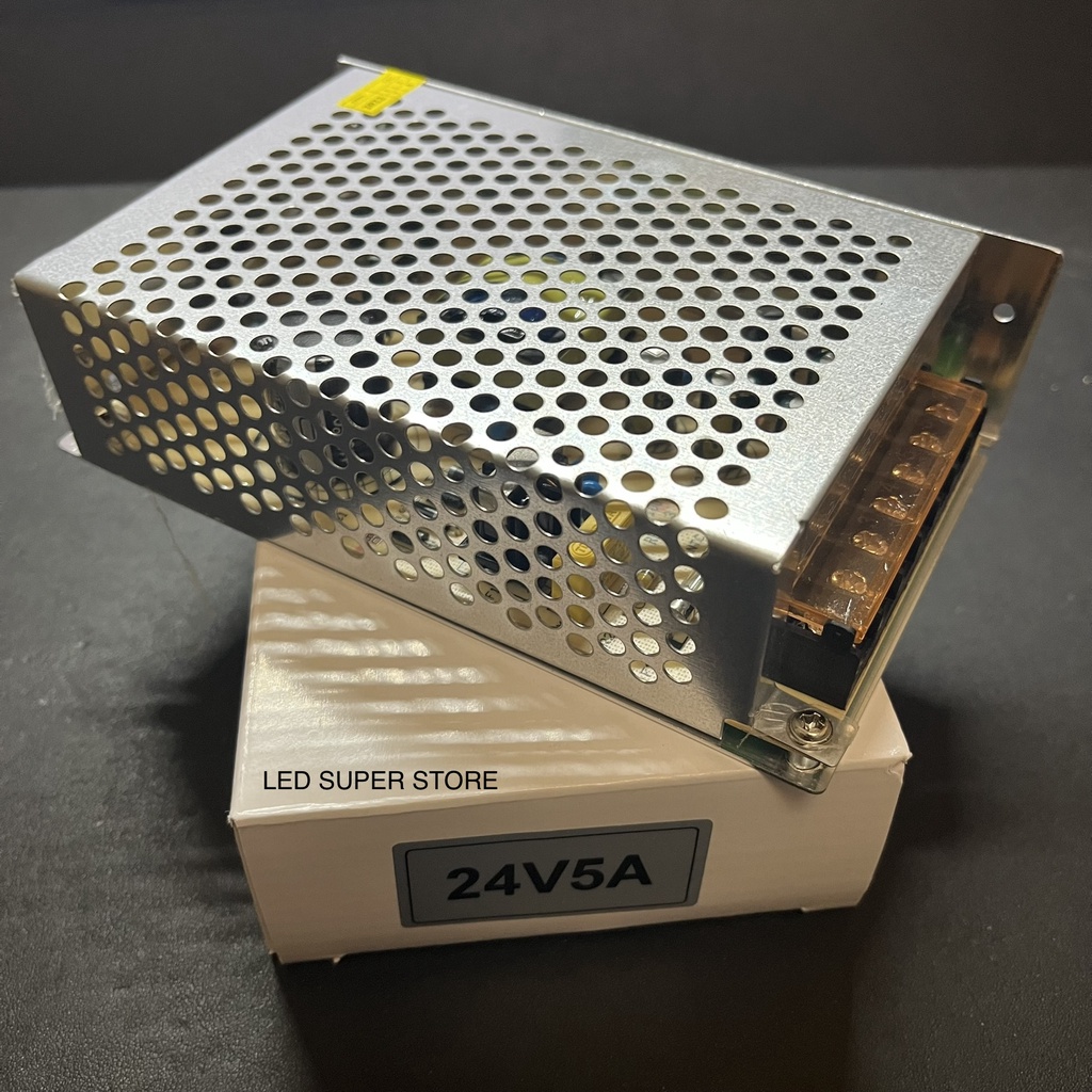 Power Supply Switching 24V 5A  Besi Rongga (Kecil)