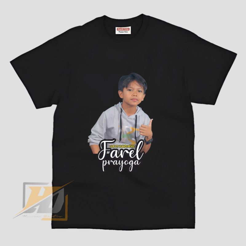 Baju Farel Prayoga viral/Kaos Anak Farel Prayoga terlaris bahan premium murah