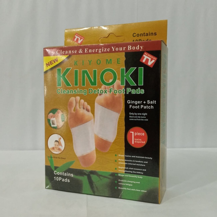 Kinoki Gold Original Penyerap Racun Dalam Tubuh 1 Box Isi 10 Sachet Bisa COD