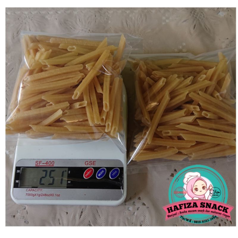 

STIK KENTANG MENTAH/ POTATO STICK/KRUPUK KENTANG MENTAH