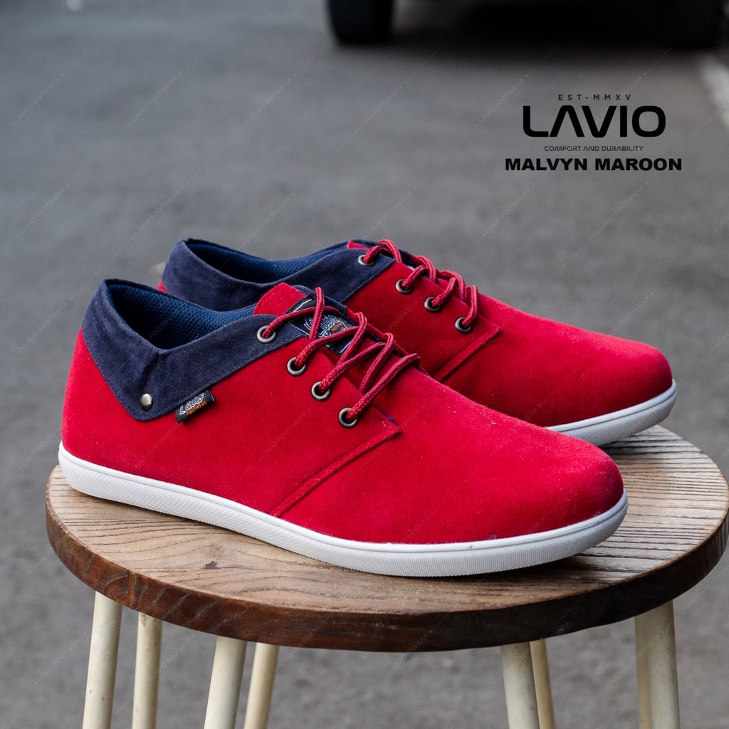 Sepatu Kasual Pria Keren Sneakers Lavio Malvyn Original Best Seller