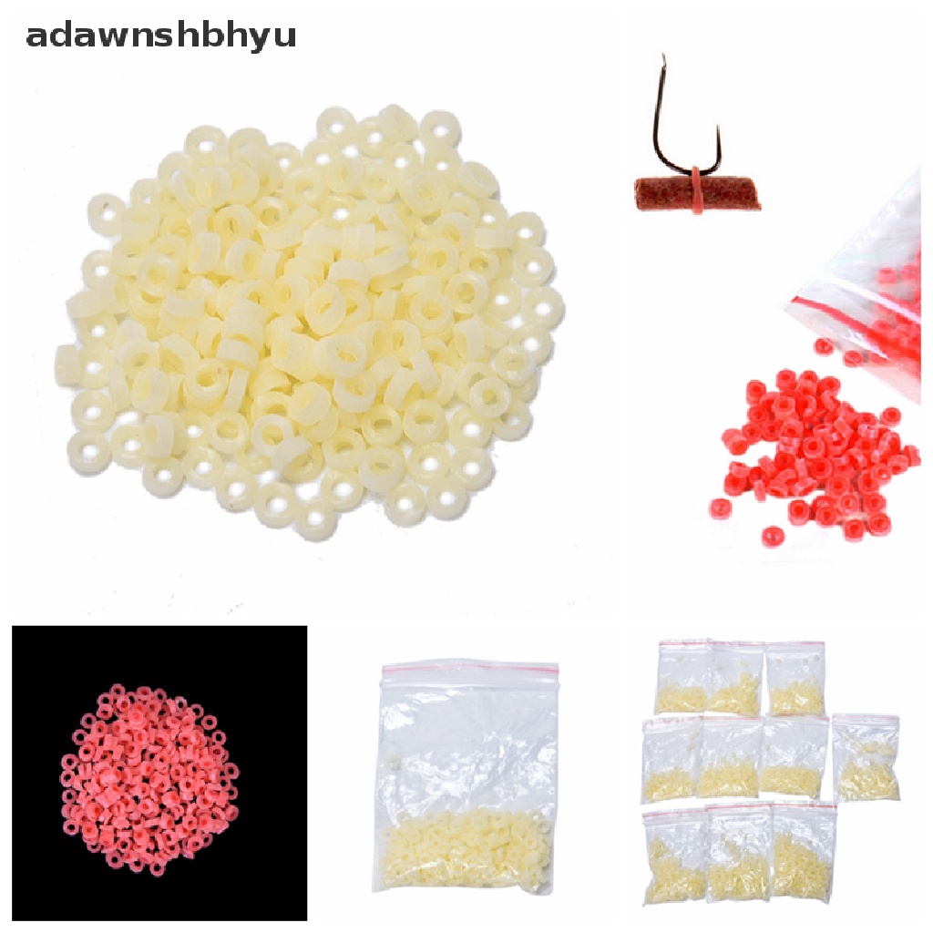 Adawnshbhyu 2500pcs Karet Gelang Umpan Untuk 3mm Sampai 10mm Cacing Darah Umpan Pancing Elastic Bandre Bands ID