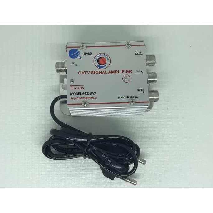 CATV Signal Amplifier JMA 3 Way Penguat Sinyal TV Original