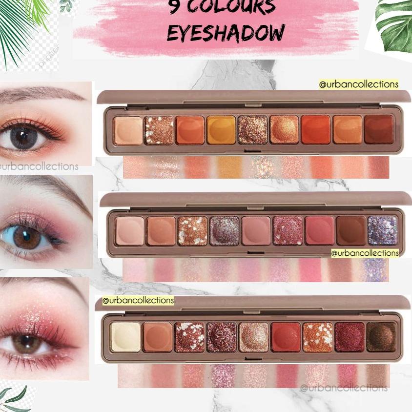 ✨ 7.7  Eyeshadow Lameila 9 WARNA Korean Eyeshadow Palette ORIGINAL Pigmented Glitter Matte