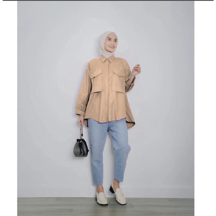 PUTRI TOP BLOUSE SHAKILA TWILL