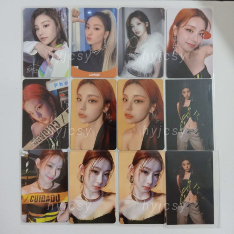 OFFICIAL PHOTOCARD PC ALBUM & BENEFIT ITZY YEJI LIA RYUJIN CHAERYEONG YUNA WANNABE GUESS WHO CHECKMA