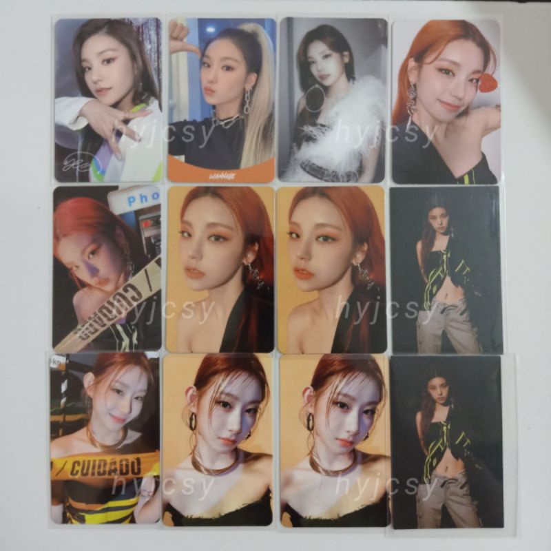 Jual Official Photocard Pc Album Benefit Itzy Yeji Lia Ryujin Chaeryeong Yuna Wannabe Guess