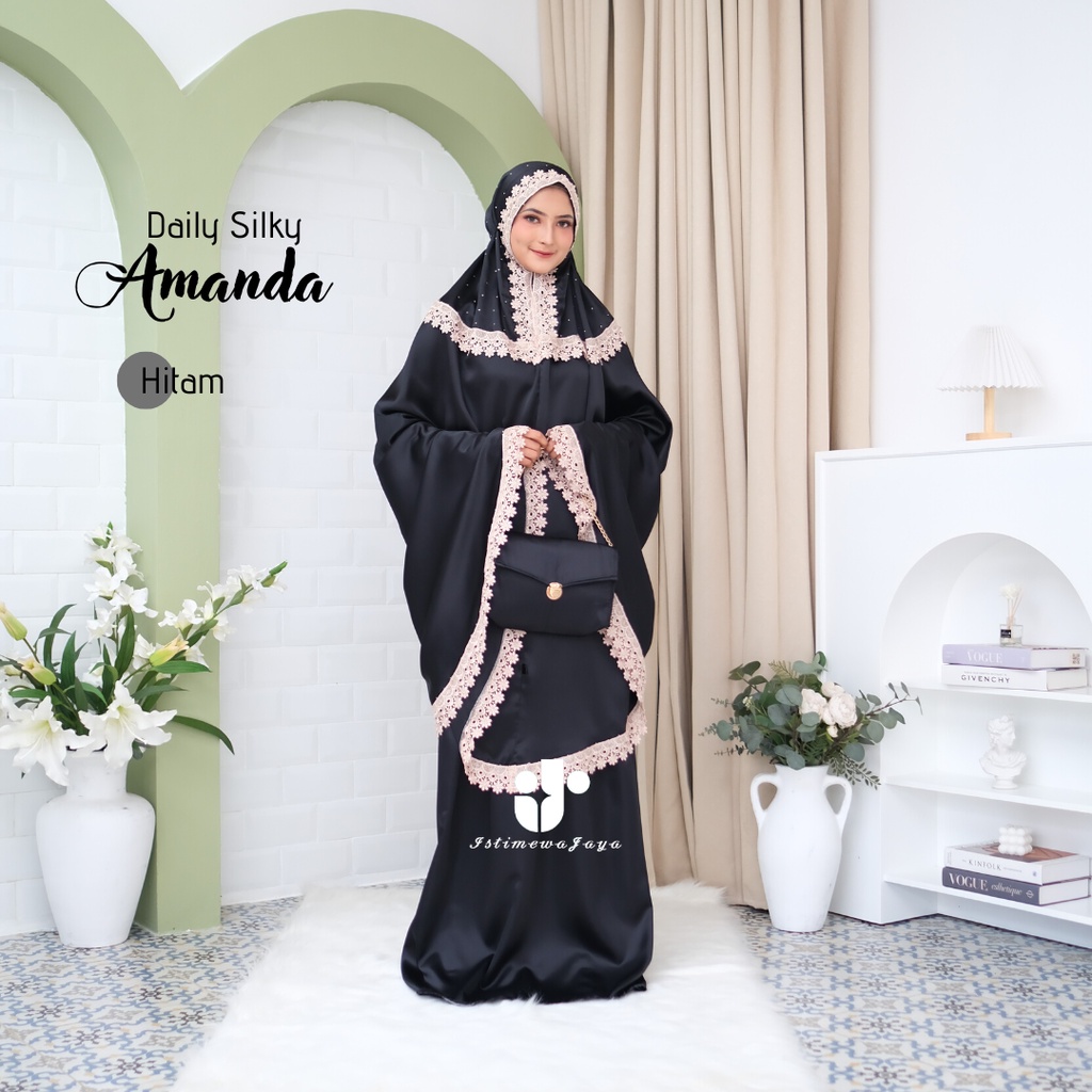 Mukena Sutra Renda Premium AMANDA