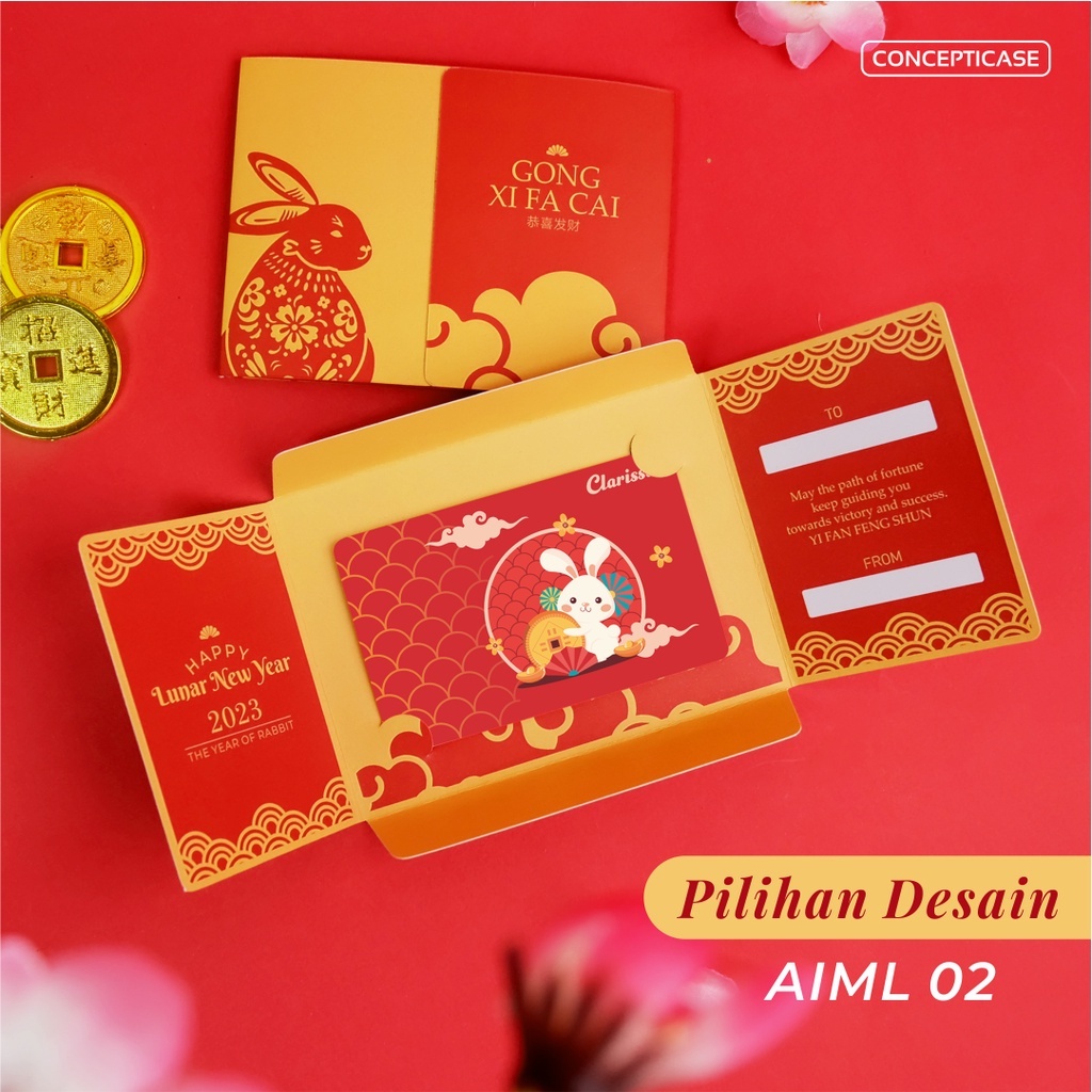 ANGPAO FLAZZ BCA/E-MONEY/BRIZZI/TAPCASH IMLEK CHINESE NEW YEAR UV PRINT CUSTOM