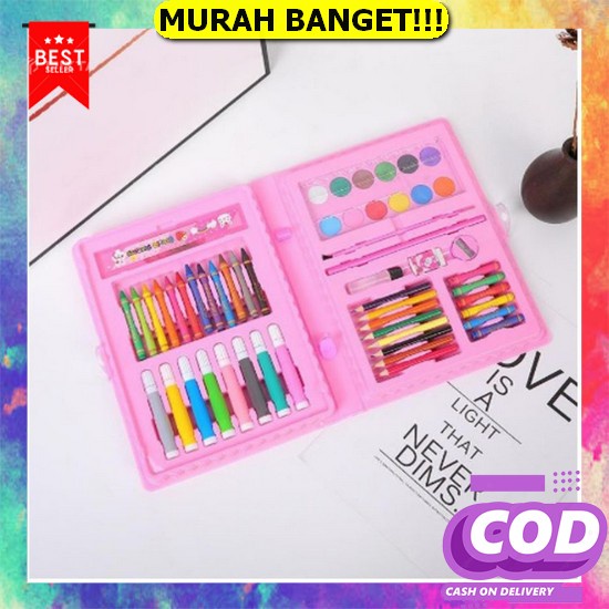 

Mm - Crayon Set 46 Art Set Crayon Pensil Warna Crayon Warna Lengkap Crayon Pensil Serbaguna All In Warna Crayon Set 68Pcs/Alat Mewarnai Anak/Atk/Alat Melukis Anak Free Serutan Free Kuas