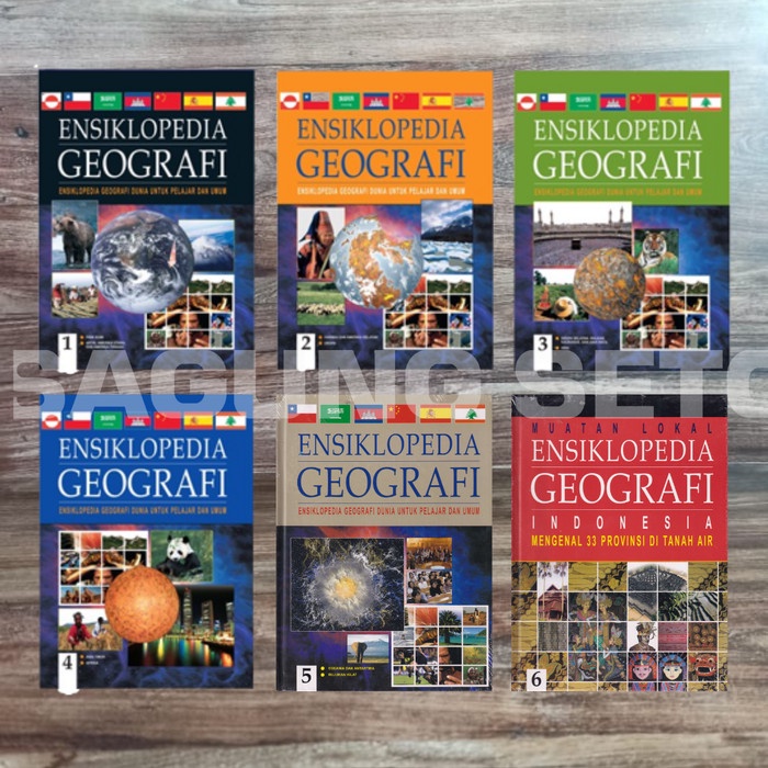 Ensiklopedia Ensiklopedia Geografi 6 Jilid (6 Buku) - Lentera Abadi