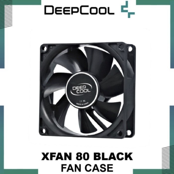 DEEPCOOL CASING  XFAN 80 KIPAS FAN 8CM 80MM CASING CASE COOLER PC DEEP COOL