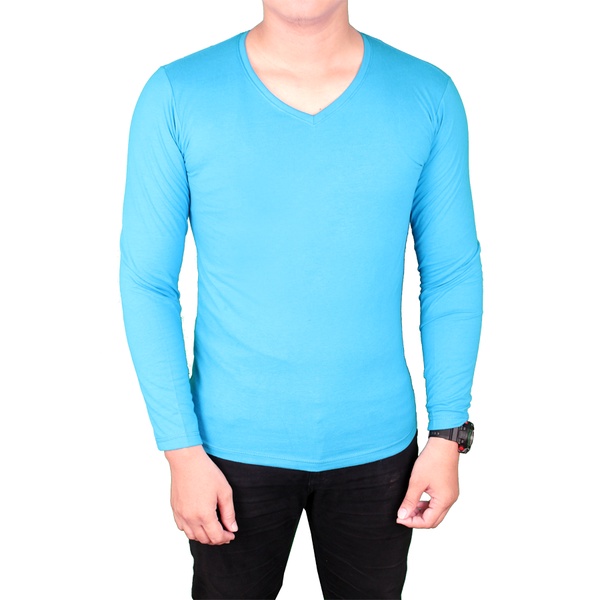 Kaos Polos Panjang Pria PLS 191