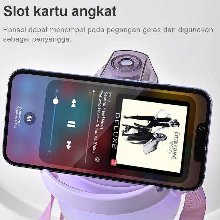 Botol Minum Anak Lucu Botol Minum  Gemoy 1,4 Liter Botol Bening Viral  Stiker 2D GOSHOP88 5E4