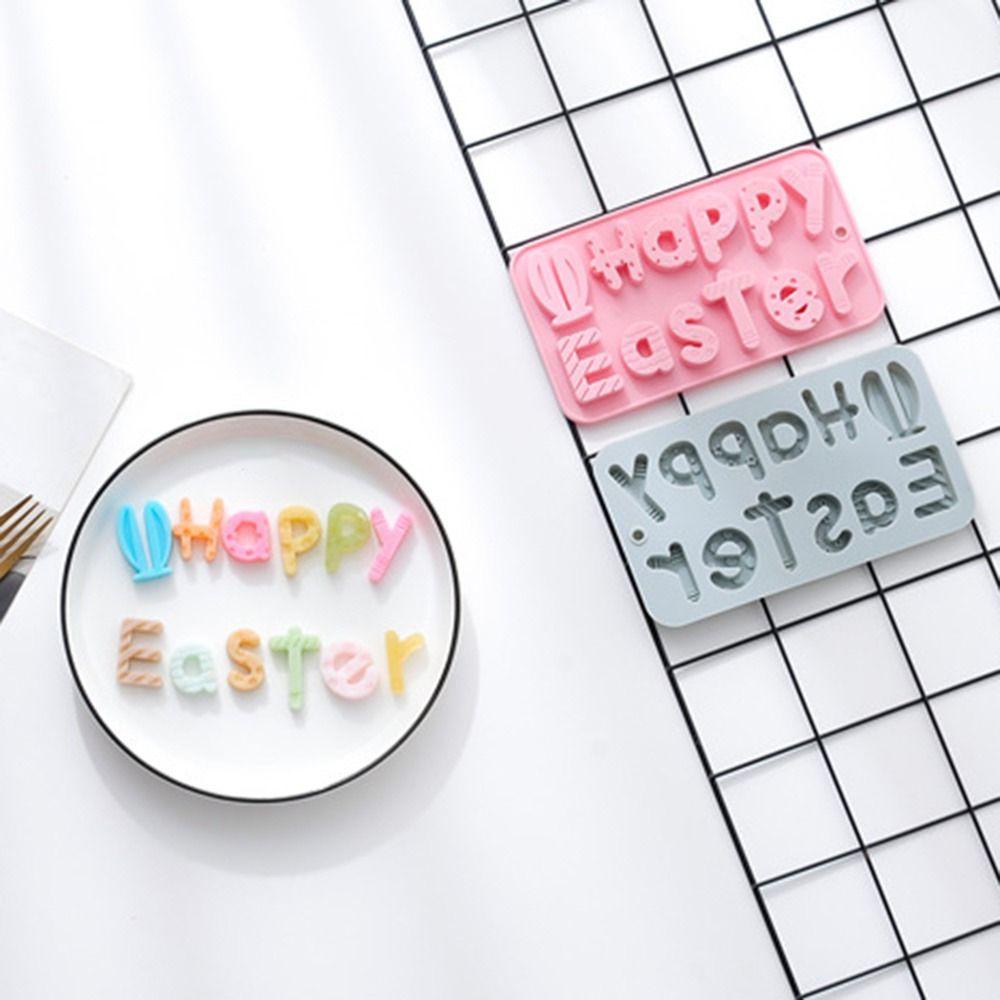 Preva Easter Happy Baking Tool Cetakan Sabun Loyang Alfabet Inggris
