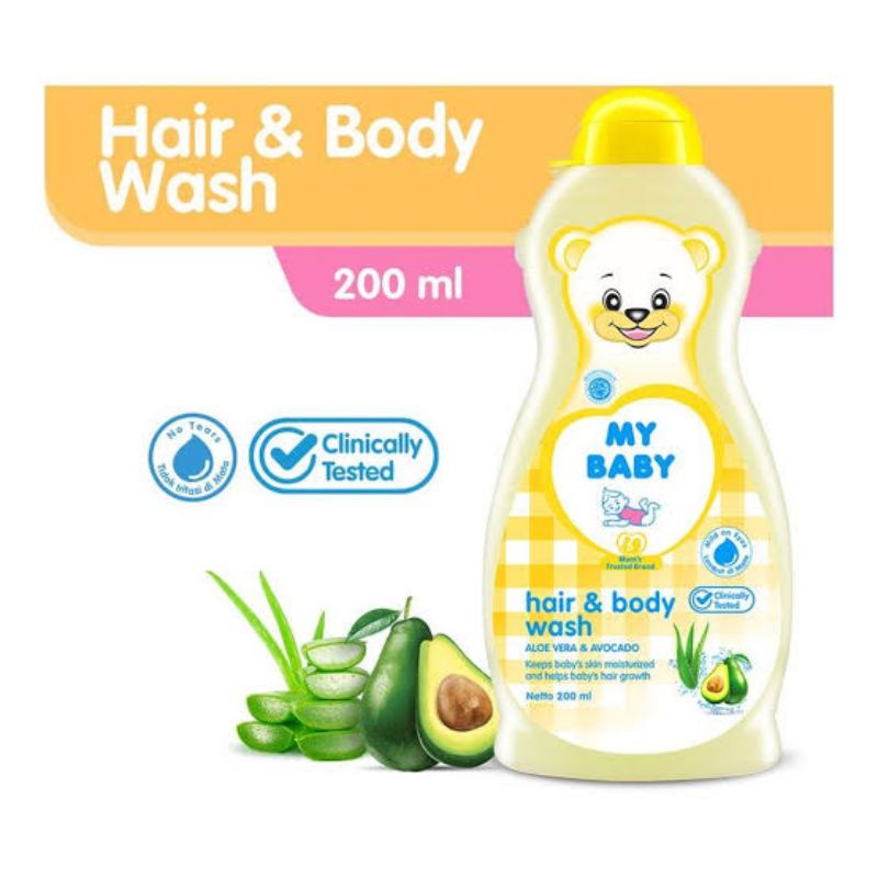 MY BABY HAIR AND BODY WASH 200 ML