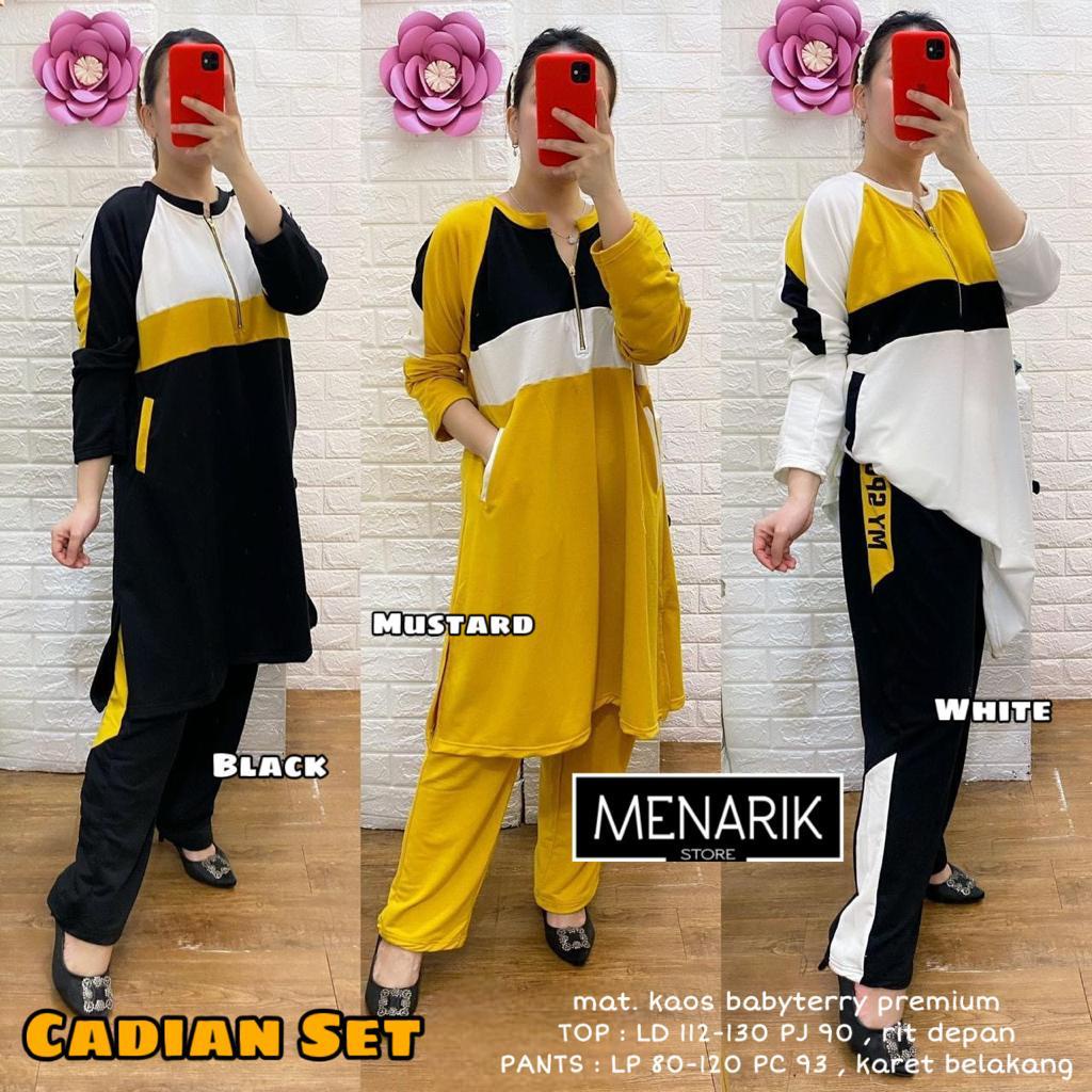 CADIAN SET KAOS BABYTERRY PREMIUM TOP LD 112-130 PANTS LP 80-120 BY MENARIK