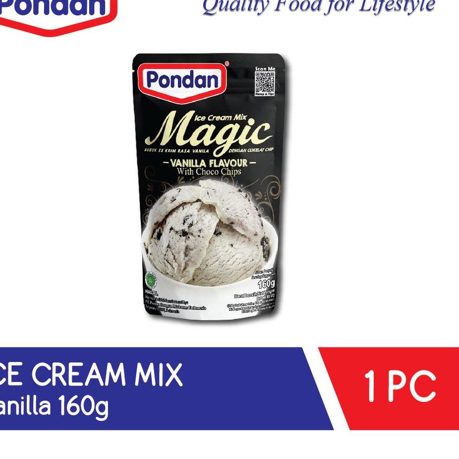 

Pondan ice cream vanila 160gr