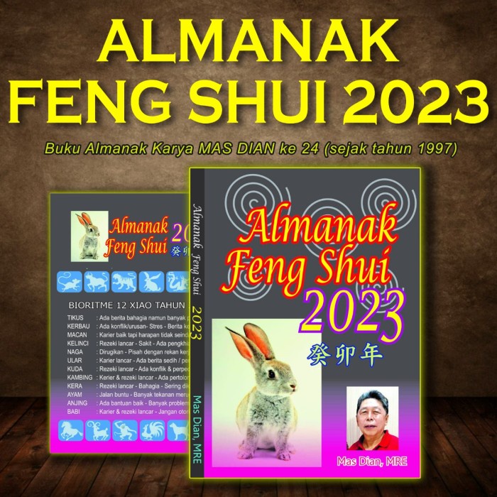 

TERPERCAYA Almanak Feng Shui 2023 Mas Dian MRE - Kalender Fengshui Code 3947