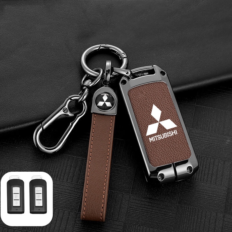 [Tersedia] Untuk Mitsubishi Triton Xpander Montero Strada Montero Sport 2022 Strada 2023 Xpander Cross Zinc Alloy Kulit Penutup Casing Kunci Mobil