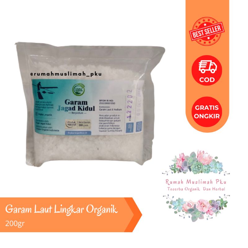 

GARAM LAUT LINGKAR ORGANIK 200gr