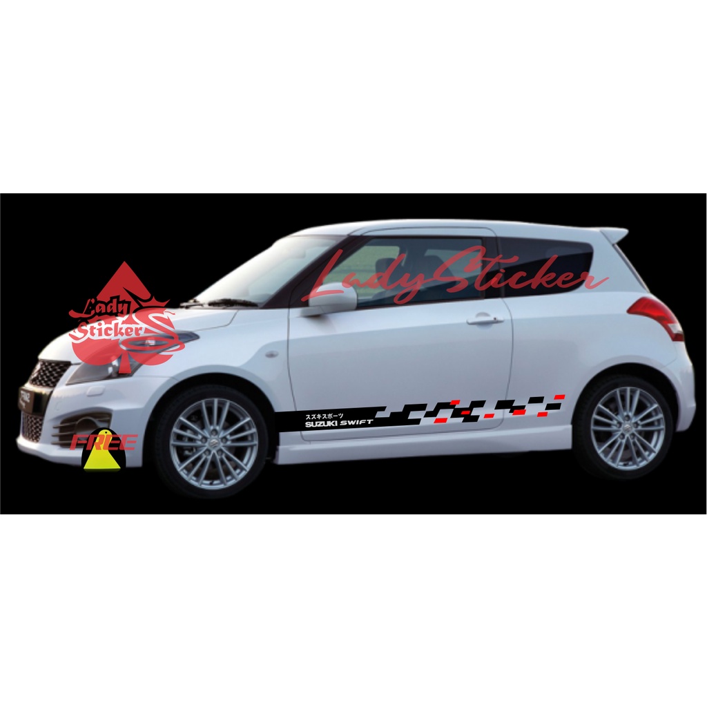 sticker mobil suzuki swift new sticker mobil swift terlaris