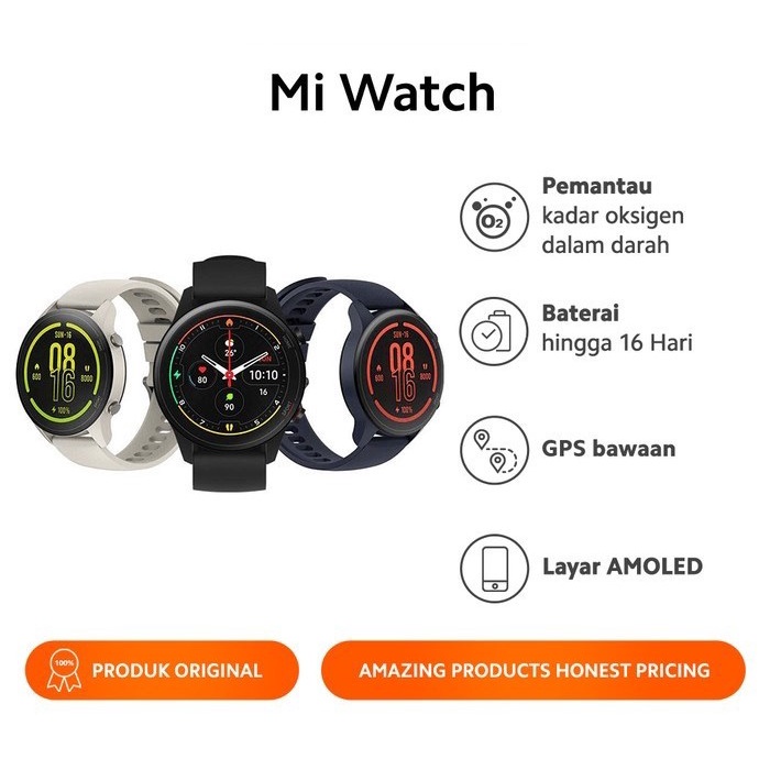 SMARTWATCH MI WATCH -GARANSI RESMI-