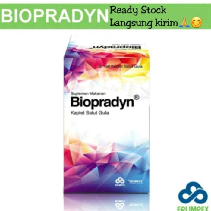Biopradyn ( Botol 60 kaplet) Multivitamin dan Mineral lengkap