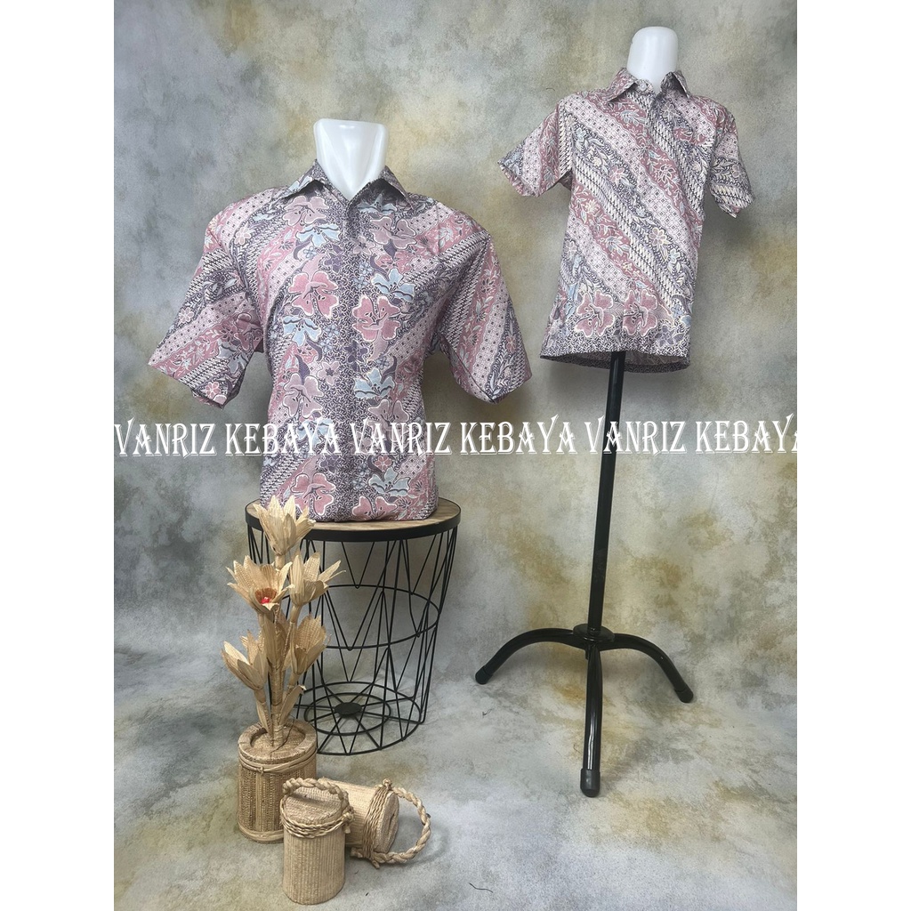 BATIK DEWASA COUPLE BATIK ANAK / BATIK ANAK COUPLE AYAH / BATIK COUPLE ANAK BAPAK / KEMEJA BATIK COUPLE AYAH ANAK