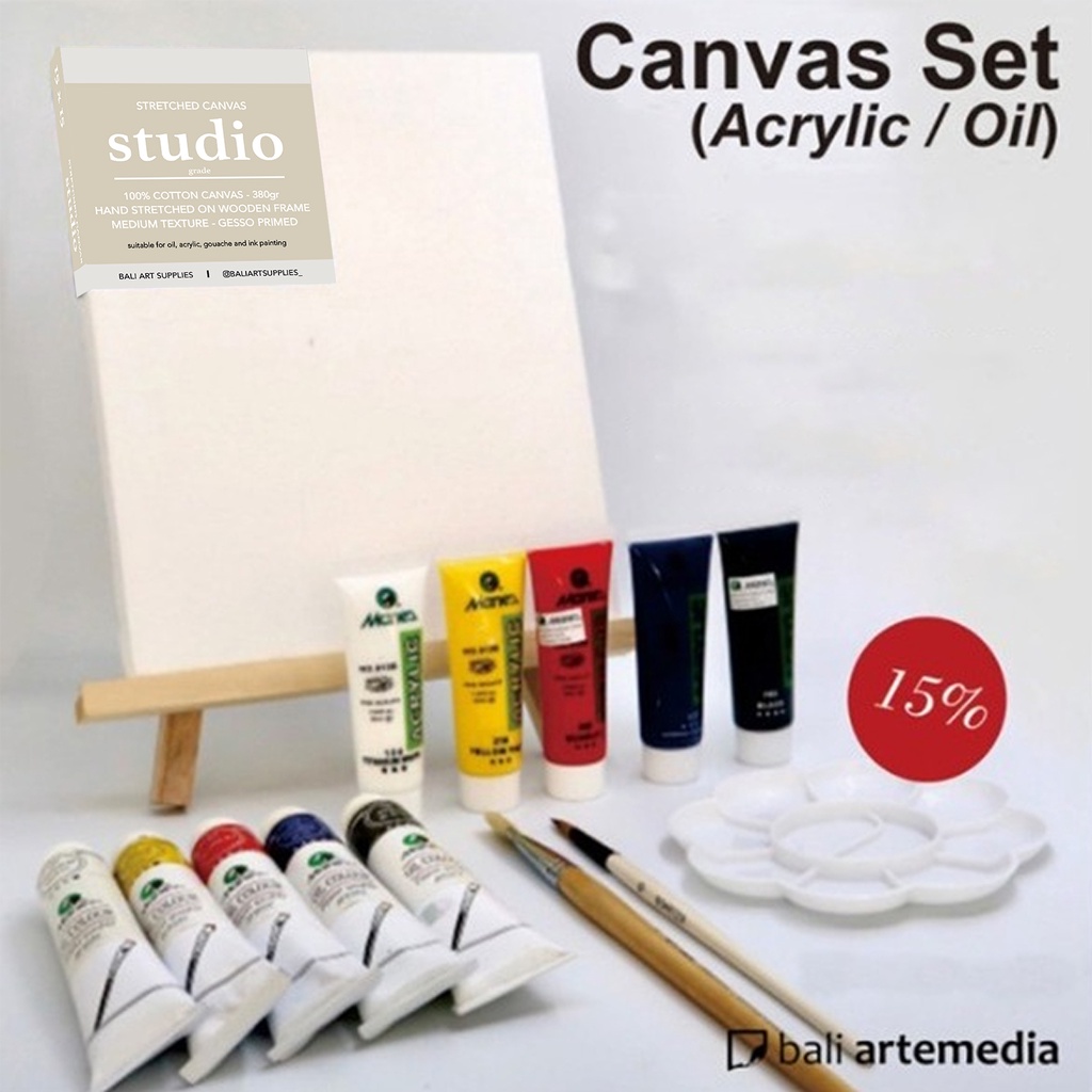 Bali Artemedia Canvas Set (Acrylic / Oil)