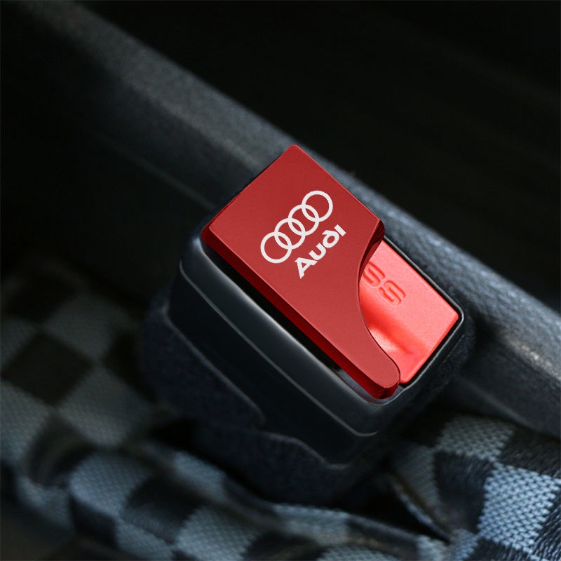 [new] Concealed Car Safety Buckle Clip Seat Belt Plug Untuk Audi A3 8P 8l A1 Q5 TT Mk2 A5 A4 B7 B8 B5 A6 C7 C6 C5 Q7 Q3