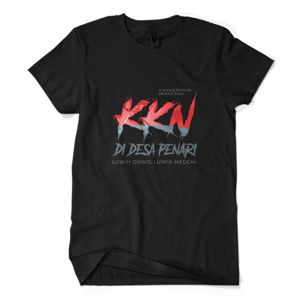 Baju Kaos Pria KKN DI DESA PENARI LUWIH DOWO Luwih Dawuh Film Horor KAOS KAGE