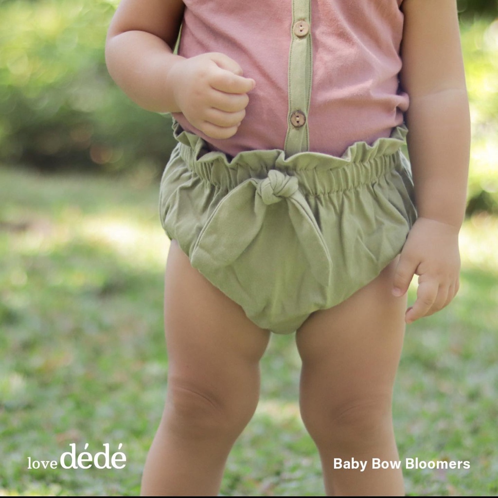 OEKO TEX certified! Baby Bow Bloomers with ruffles lovedede Celana Puff anak bayi Lembut Nyaman Lucu Termurah Terlaris celana JEANS babeebabyshop bayi carrol