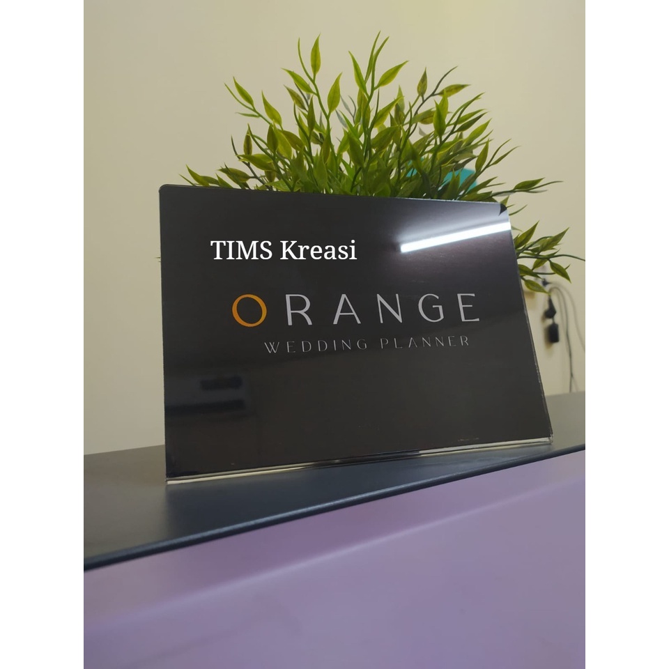 Cue Card A5 | Papan MC | Que Card Akrilik | Papan Akrilik MC + Printing Mirror + Tekuk
