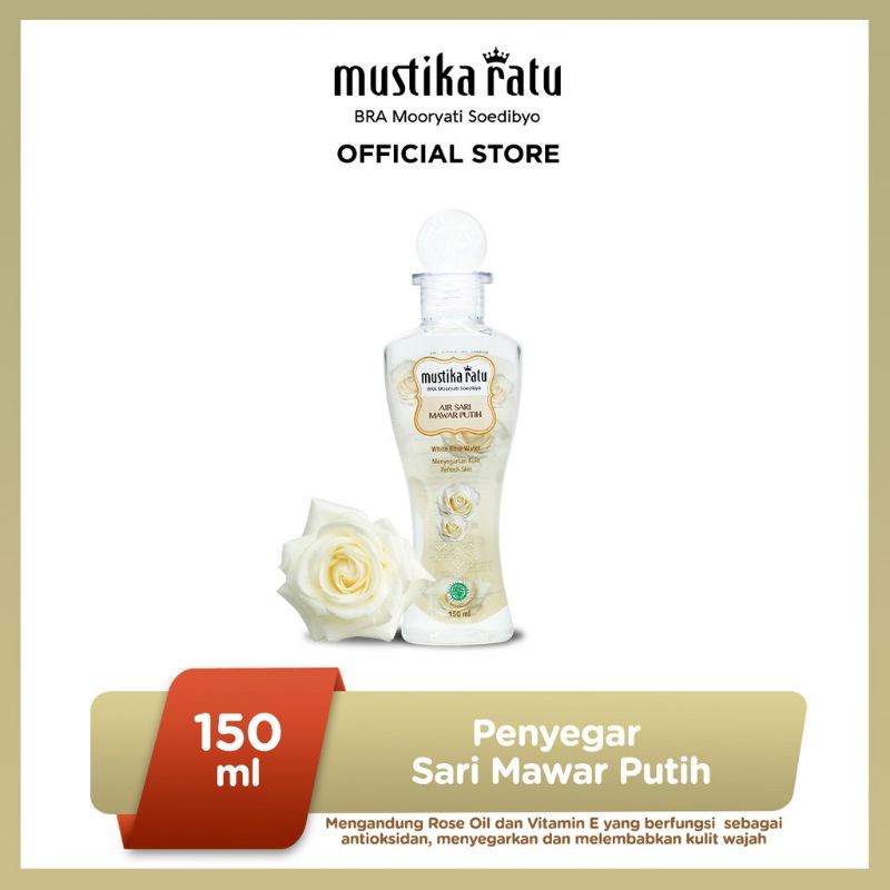 Jual Penyegar Sari Mawar Putih Mustika Ratu 150ml Shopee Indonesia