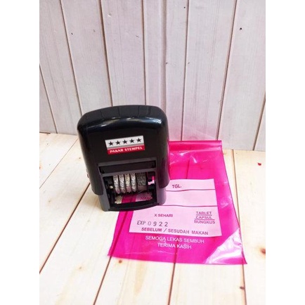 

Terlaris Jual Stempel EXP / Stempel Expired Kemasan / Stempel Kode Produksi Termurah