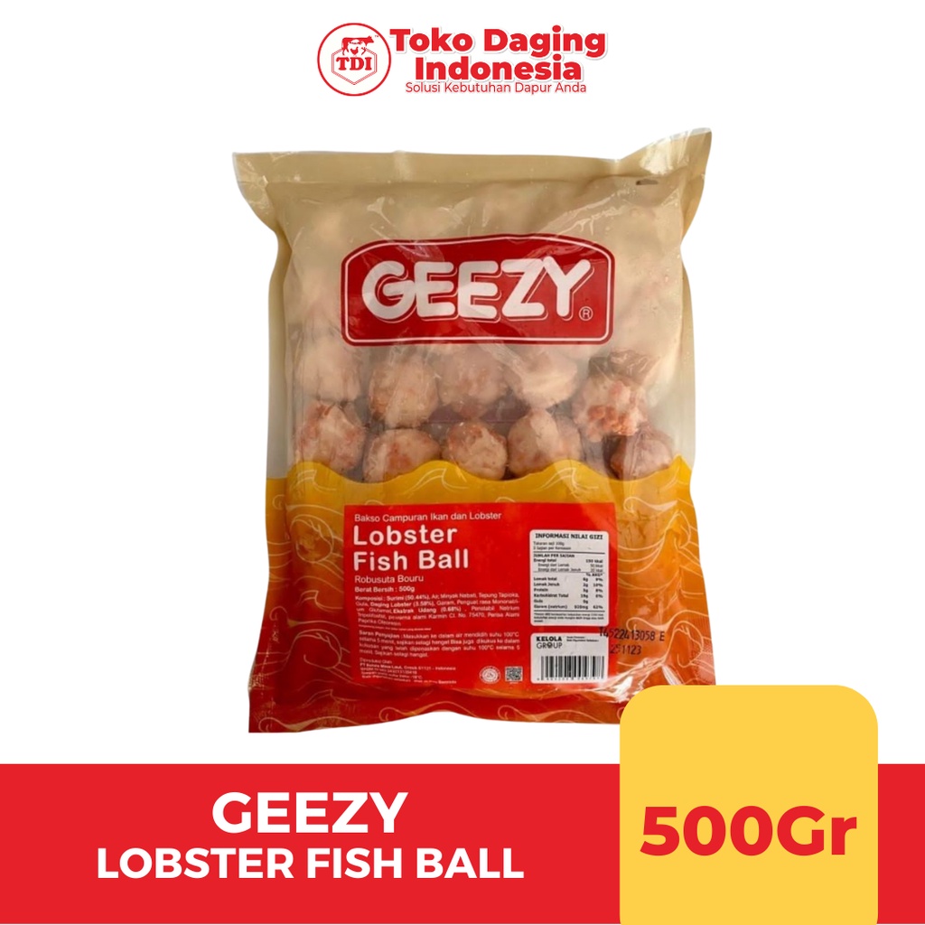 

Geezy Lobster Fish Ball 500Gr @20