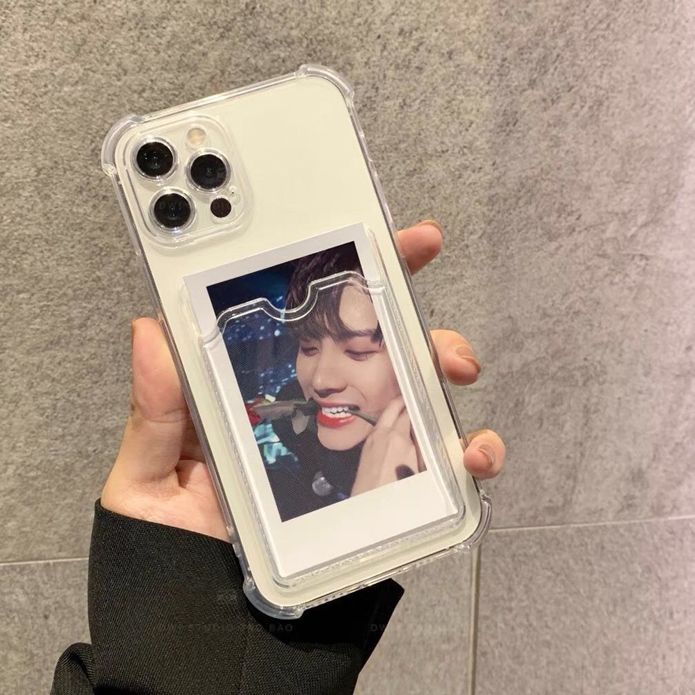 IPHONE Shockproof Soft Phone Case Kompatibel Untuk Iphone14 13 12 11 Pro XS Max XR X8 7 6 6s Plus Casing Transparan Silikon TPU Cover Cell